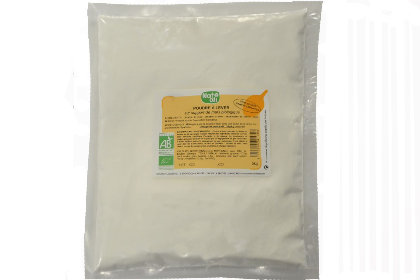 Poudre-lever-sans-gluten