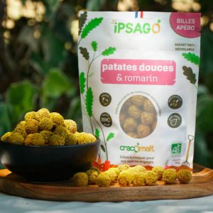 Billes Apéro Patate douce Noisettes Romarin, 80g