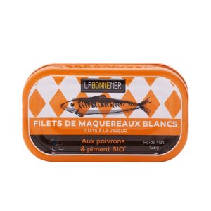 Filets de Maquereaux poivron piment, 125g